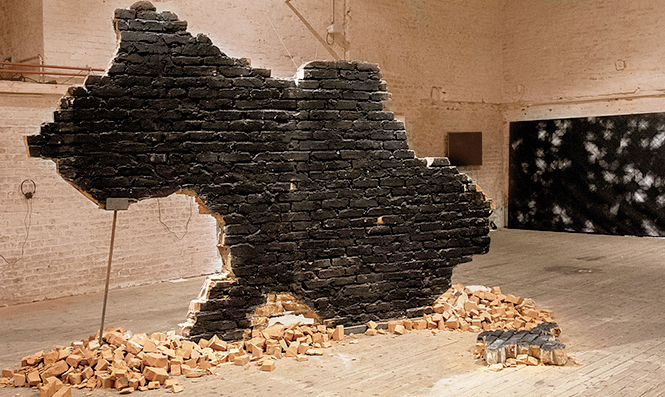 Работа Жанны Кадыровой на выставке Through Maidan and Beyond копия